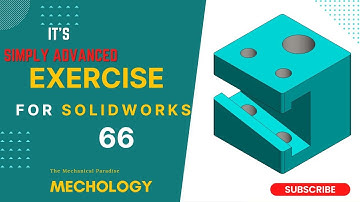 SolidWorks Exercise-66 |SolidWorks Tutorial-66 |SolidWorks Tutorial For Ultimate Beginner