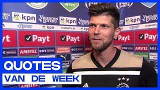 QUOTES | De mooiste uitspraken van de week