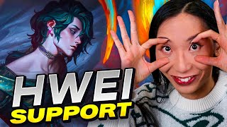 I finally played Hwei Support in League of Legends