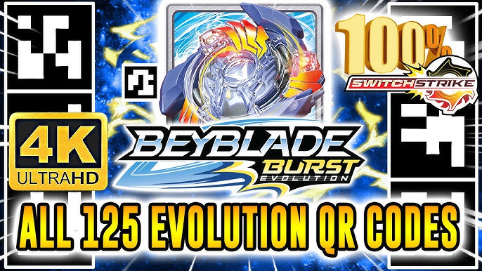 TURBO SPRYZEN S4 QR CODE + ALL SPRYZENS BEYBLADE BURST TURBO APP QR CODES 