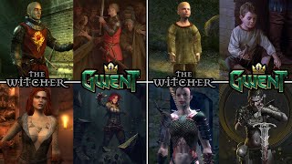 The Witcher 1 vs. Gwent Characters Compared