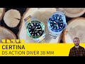 Certina Aqua DS Action Diver 38 мм – еще одно подтверждение тренда на уменьшение корпусов