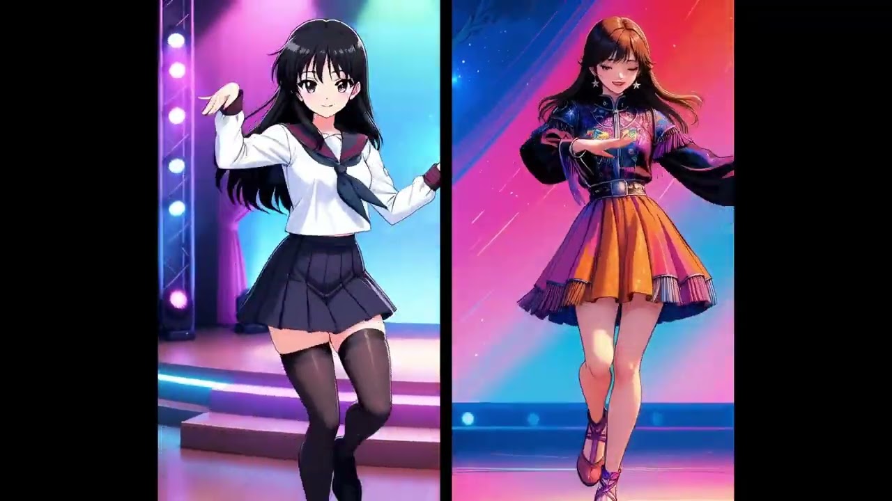 Pretty Girl Character Relay Dance #01