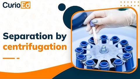 Watch how a centrifugal machine works!