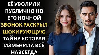 картинка: Её уволил CEO на глазах у всех… но его ночной звонок раскрыл правду, в которую она не могла повери