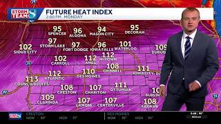 Extreme heat continues Monday