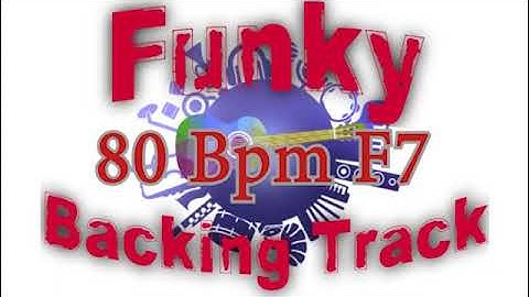 Funky Backing Track 80 Bpm F7