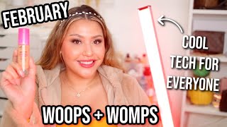 FEBRUARY WOOPS + WOMPS
