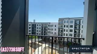 A3 1 Bed 1 Bath Floorplan