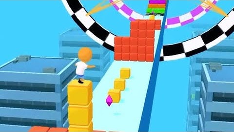 Cube Surfer New Update Gameplay (iOS,Android) Walkthrough Part 1 | Levels 1-15