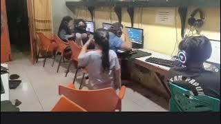bocil ngamuk banting pc di warnet langsung kabur dikejar bapak-bapak 🗿🗿🗿
