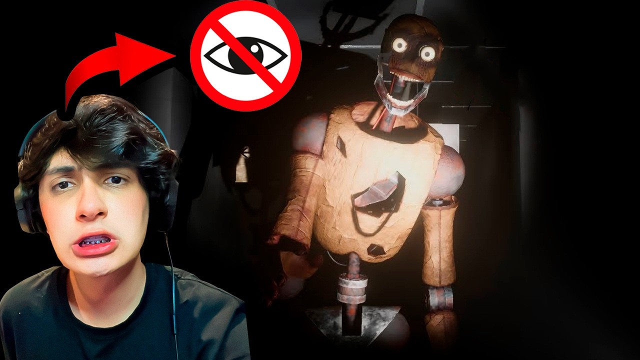 si ves a este ANIMATRONICO NO parpadees... 💀