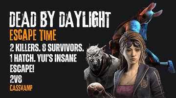 2 Killers. 8 Survivors. 1 Hatch. Yui’s INSANE Escape! 🔥 | Dead by Daylight 2v8 #deadbydaylight #dbd