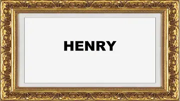 Como se pronuncia o nome Henry?