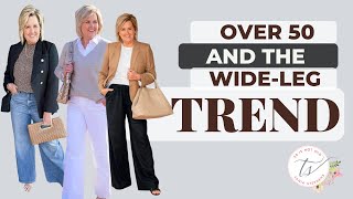 Wearing Wide-Leg Jeans When You’re Over 50