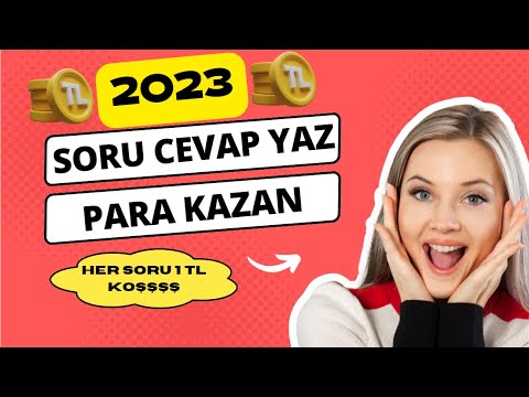 Soru Ve Cevaplar Yazarak Para Kazan ( Yeni Site 2023 ) #internettenparakazanma