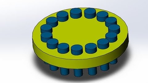 Circular Pattern Component option in Solid Works Assembling