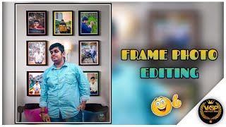 Frame Photo Editing Tutorial || Telugu || VKSP Creative Tech screenshot 3
