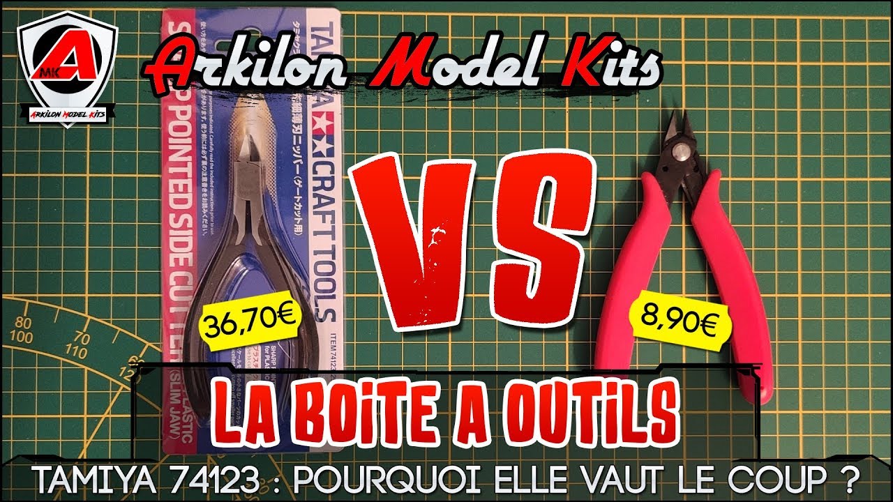 La boîte à outils : Tamiya pince fine (74123) Pourquoi elle vaut