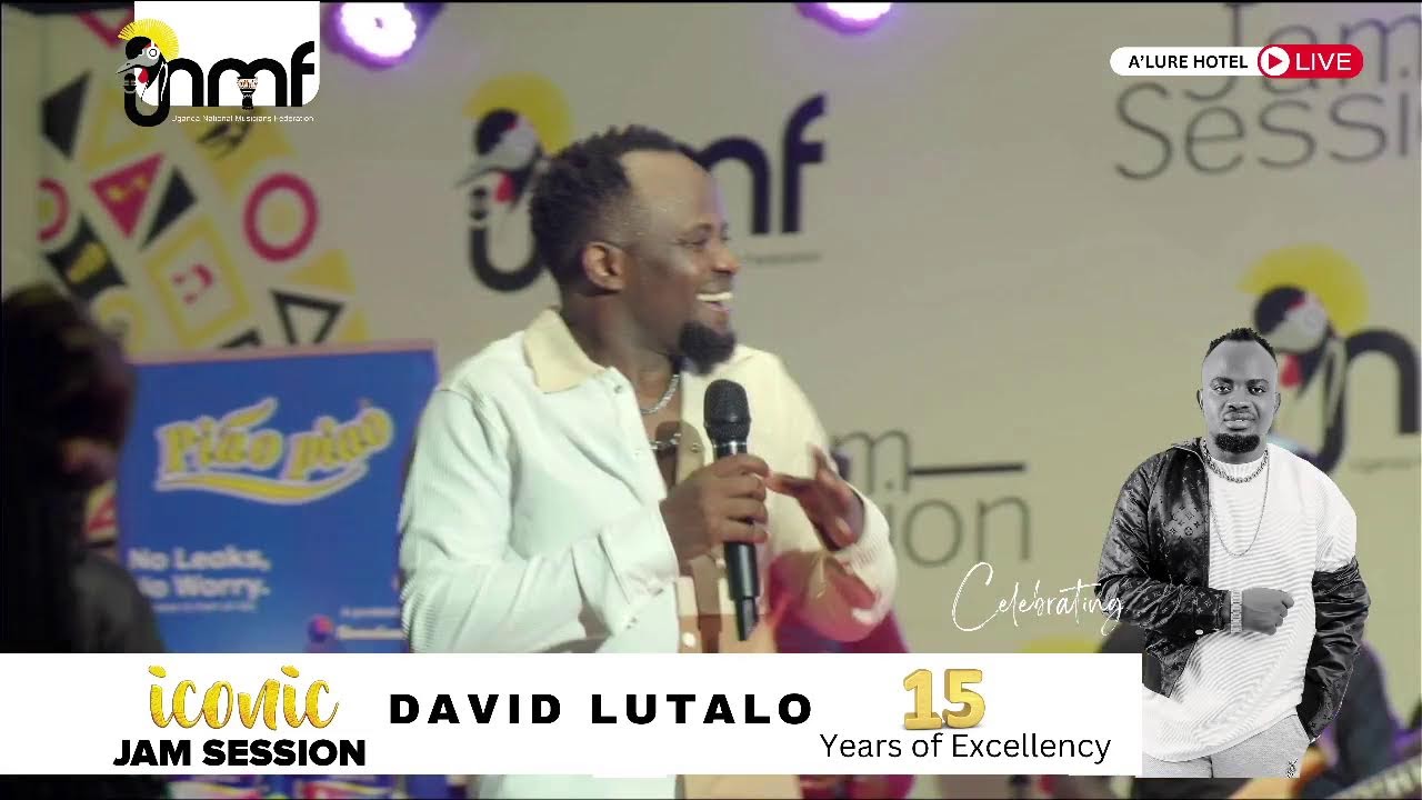 We are Celebrating David Lutalo's 15 Years of Excellency.