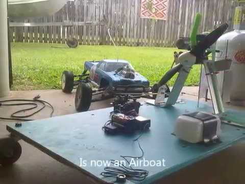 nitro rc airboat