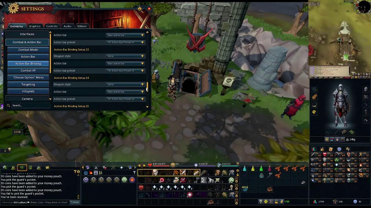 RS3 midgame ironman stuff + side monitor finishing 99 prayer osrs