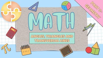 Angles | Triangles | Transversal lines | Geometry | Part 8 | Math Quiz