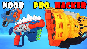 NOOB vs PRO vs HACKER - NERF Superblast | Gameplay Walkthrough (Android,iOS)