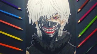 Speed Drawing KanekiKen TokyoGhoul/Menggambar Kaneki ken