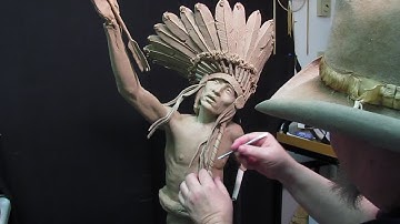 Touch the Clouds - Working on Detailing the Headdress - Part 31