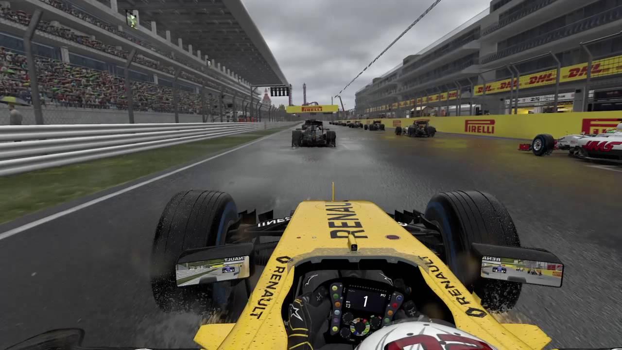 F1 2016 Russian GP Start Crash