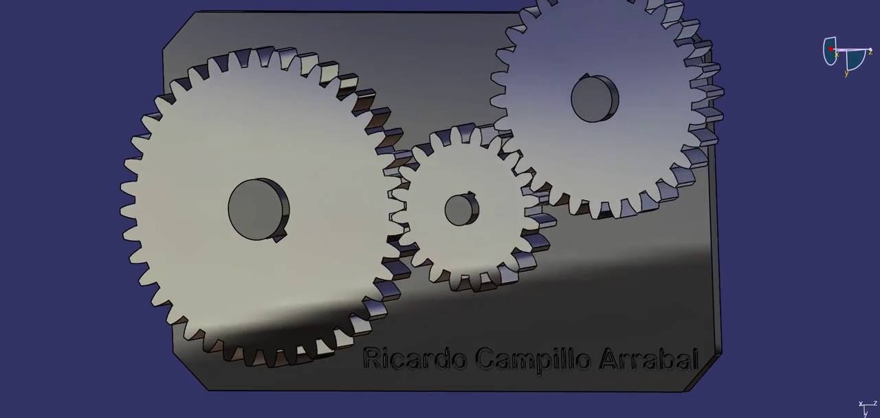 Cinemática de engranajes con Catia V5 - YouTube