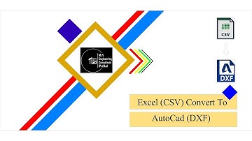 How to Excel (CSV) convert to AutoCAD (DXF)
