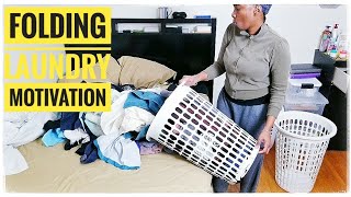 Folding Laundry Motivation | Cleaning Motivation | Folding Clothes | #watchmeclean