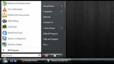 How to customize the Start Menu in Windows Vista