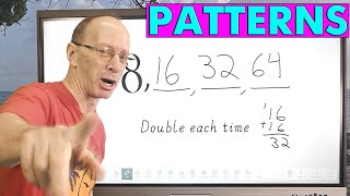Number Patterns for Kids  -  3rd and 4th Grade Level