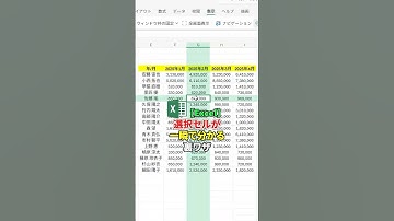 【Excel神ワザ】今どのセルか即判別！知らなきゃ損する神テク✨#Excel神ワザ #セル確認 #作業効率化 #業務効率化 #事務効率化 #経理の味方