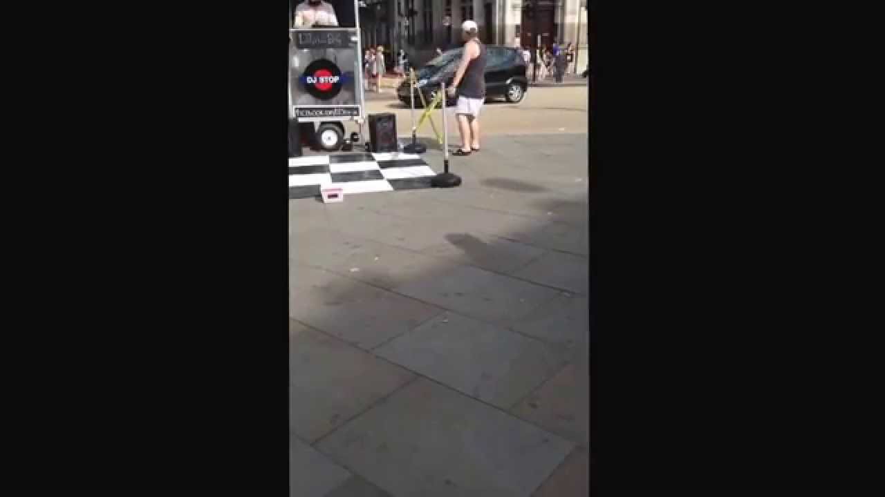 Old man raving in Camden London