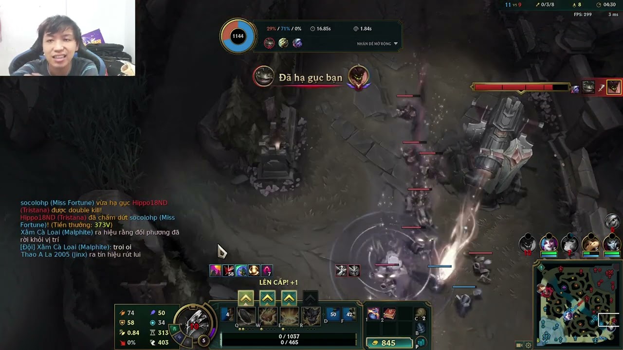 Malphite cùng Jhin, Jinx, Miss Fortune, Teemo ( URF ) - Punlove1996 ( 22/2/2025 )