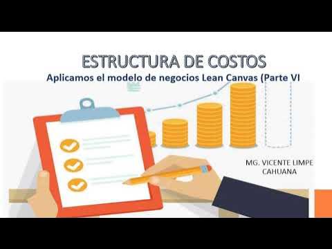 EPT SEMANA 22: ESTRUCTURA DE COSTOS DEL MODELO DE LEAN CANVAS PARTE VI -  YouTube
