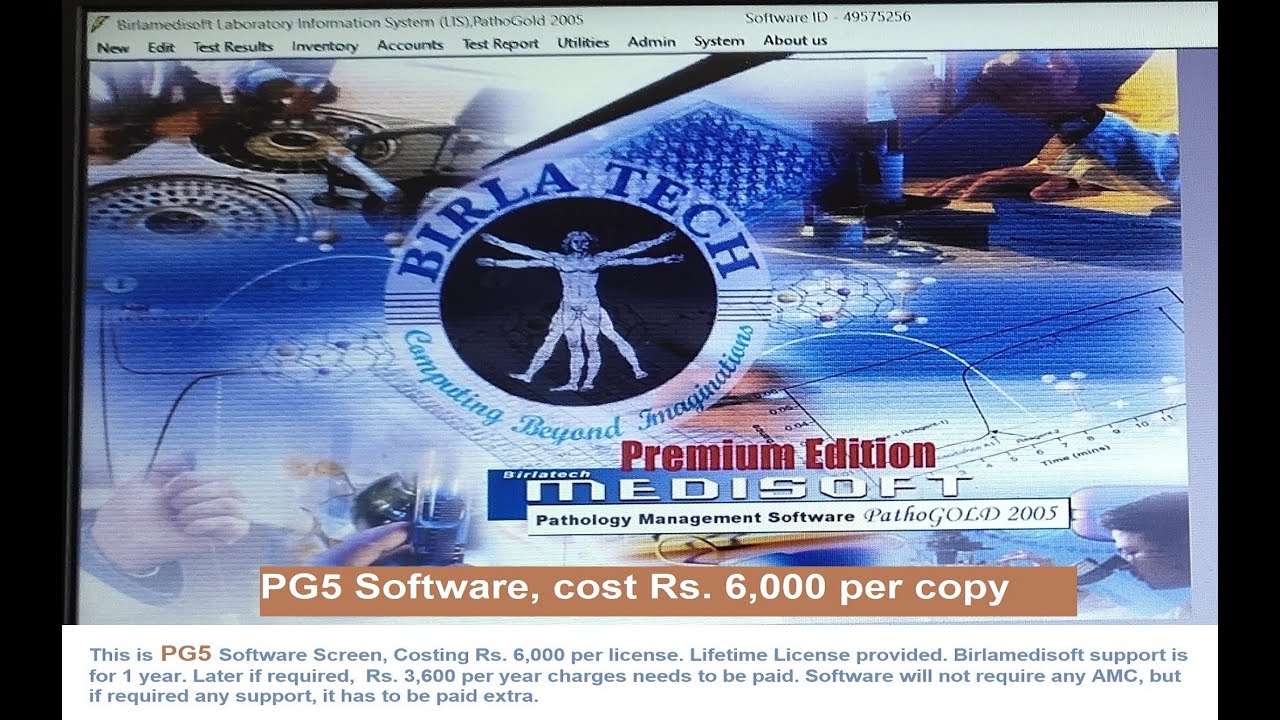 Introducing wonderful Lab software, Birlatech PathoGold 2005