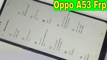 oppo cph2127 Factory reset & frp bypass/ cph2131 frp /oppo a53 frp unlock/unlock oppo a53