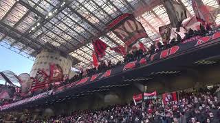 Milan-Samp 1-0. "Da una vita lo cantiamo". Coro Curva Sud #acmilan #curvasudmilano #nativimilano