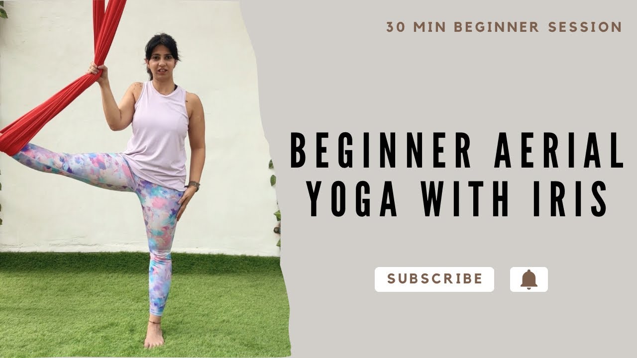 30 min Basic Aerial Yoga Session - YouTube