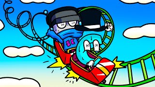 We Go Insane on an Infinite Roller Coaster in Runner Coaster! screenshot 4