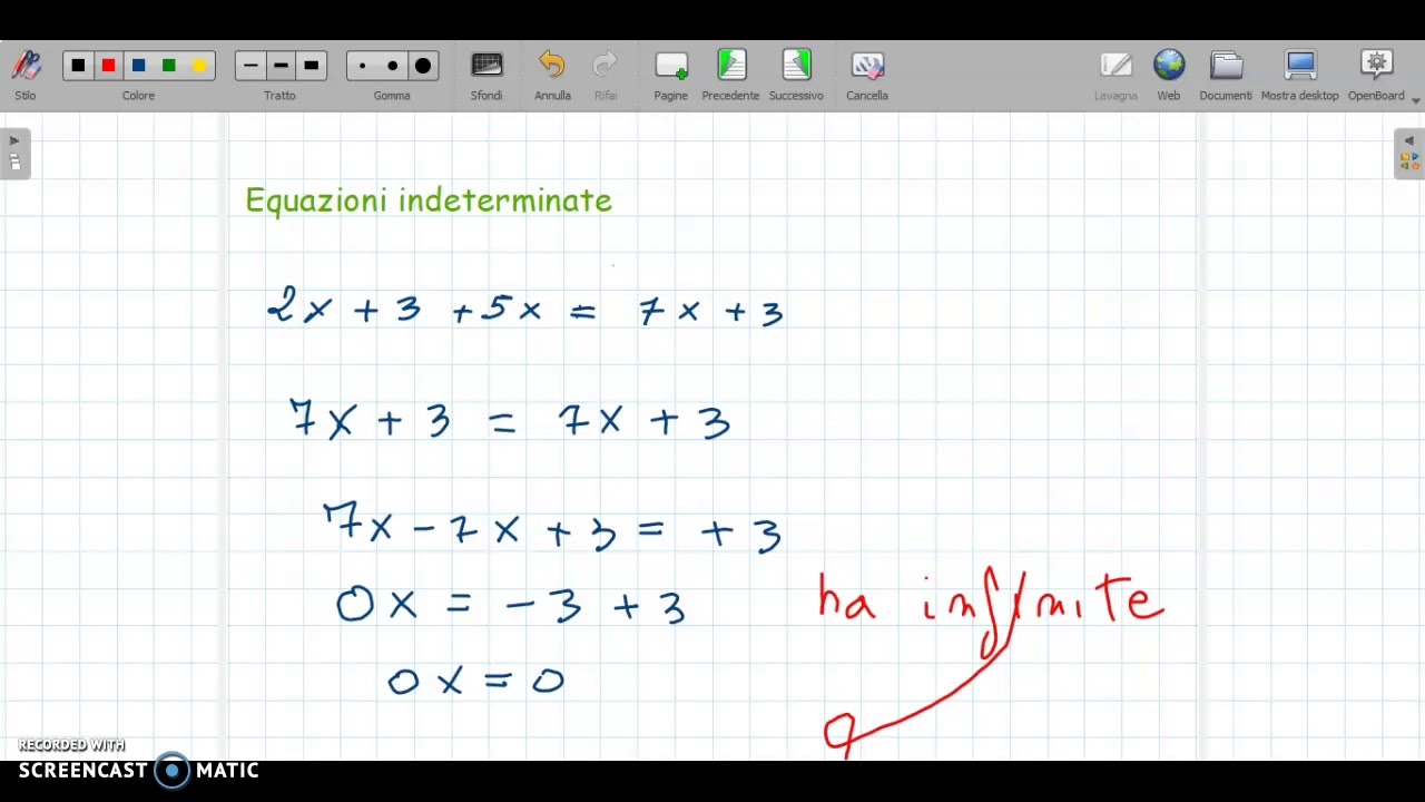 Quando Un Equazione è Indeterminata