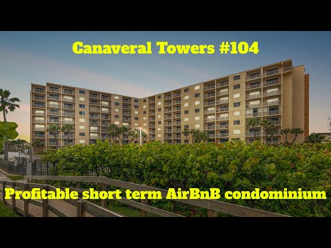 7520 Ridgewood Avenue #104 | Video Tour | Canaveral Towers | Cape Canaveral, FL 32920