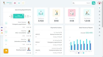Medical Dashboard Admin Template Bootstrap 5 with RTL Light Theme