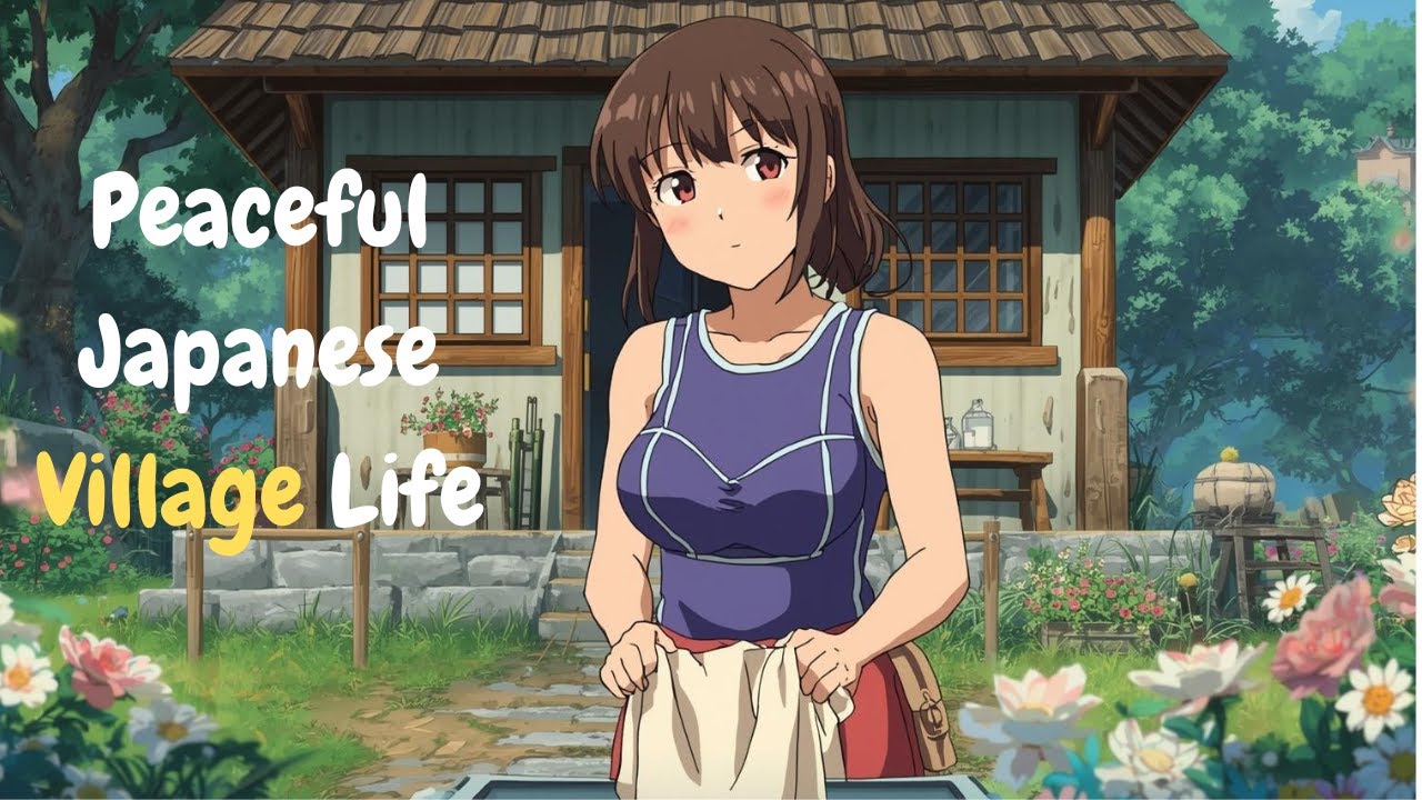 Ghibli Style Anime ASMR – Japanese Rural Life Ambience