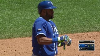 KC@SF: Bonifacio laces an RBI double to left field